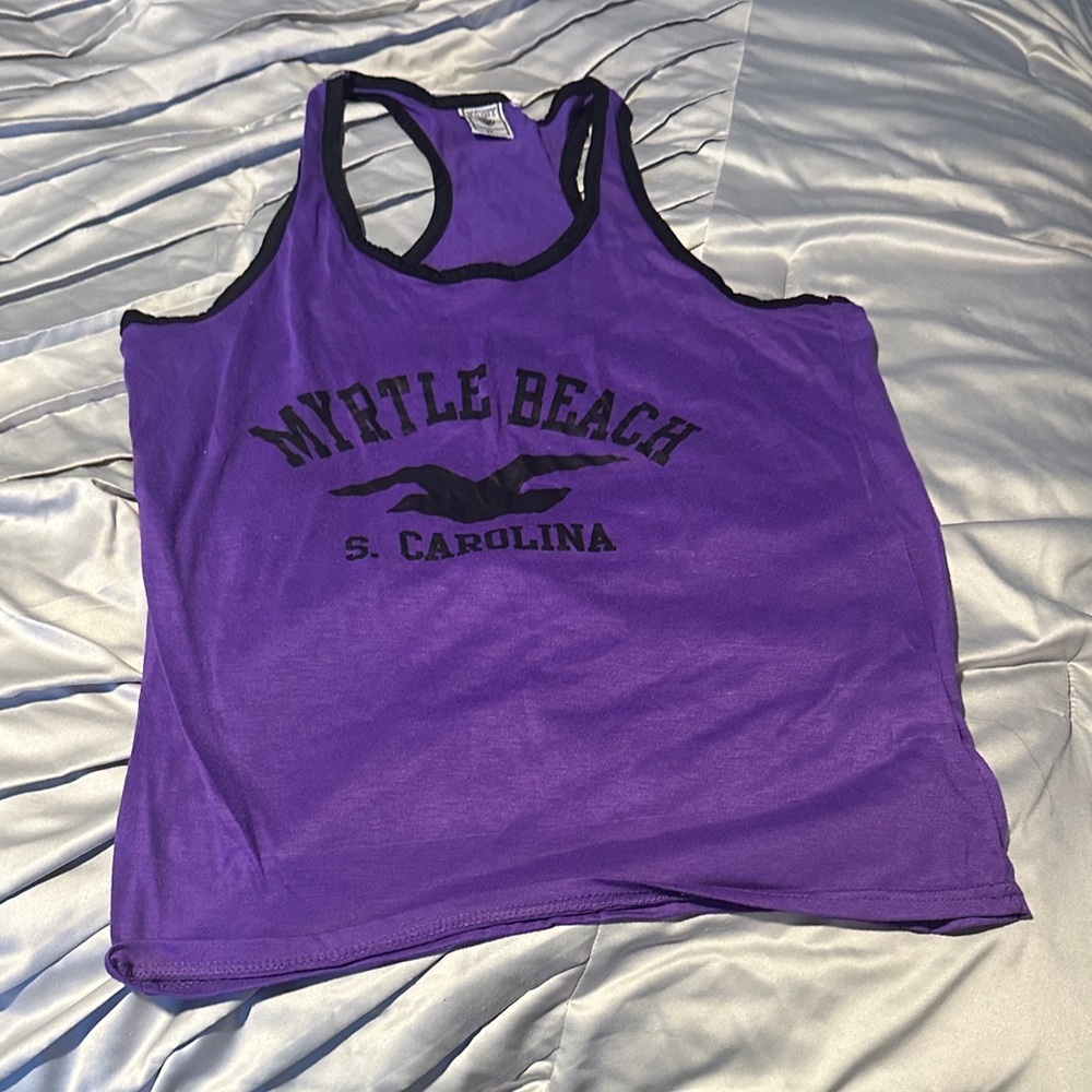 Purple Myrtle Beach Women's Tank Top